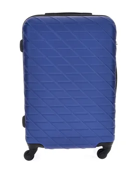 Trolley medio blu rigido con 4 ruote PR157/M - PRIMA RIGA - FashionsVida