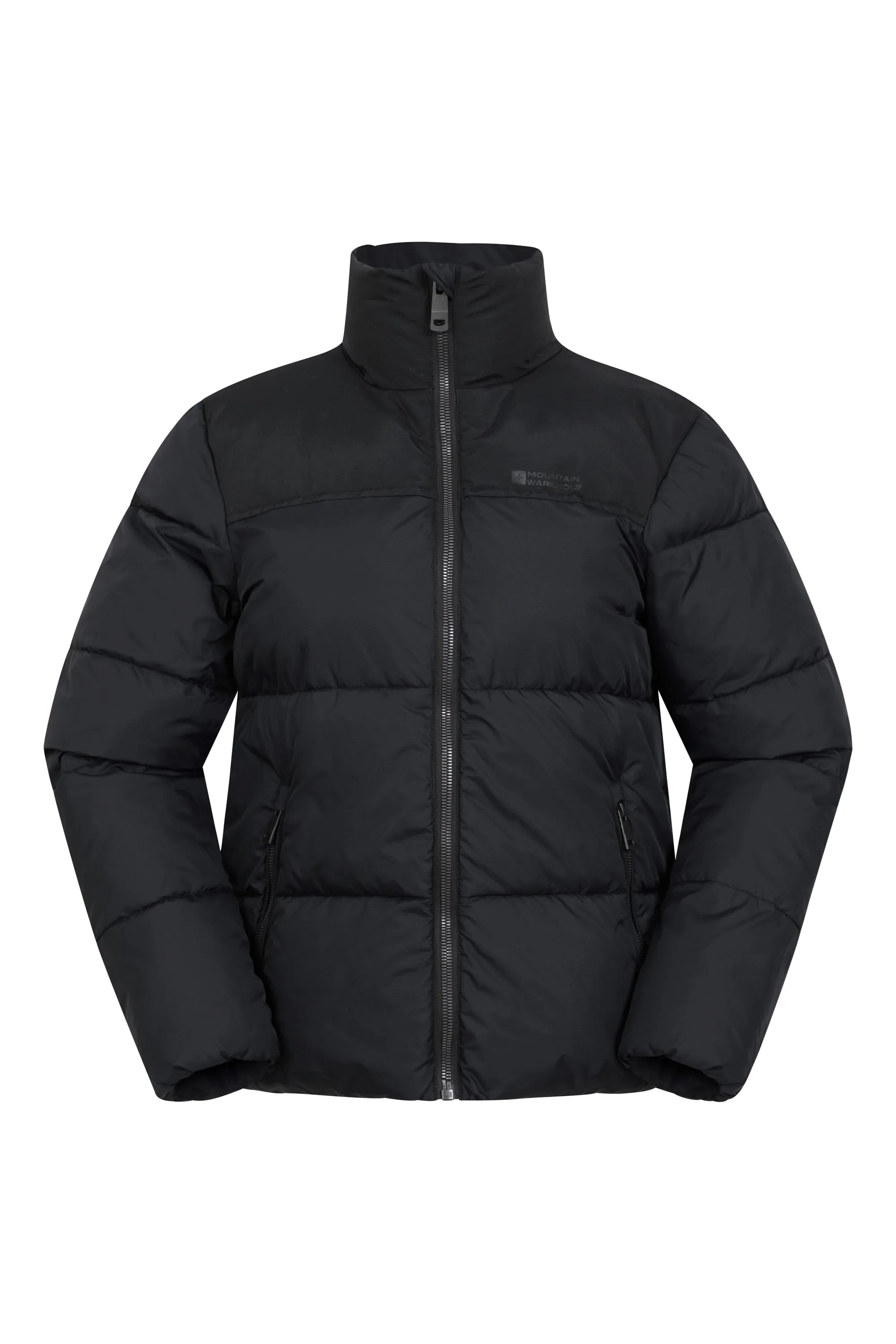 Voltage Womens Padded Jacket - Black - Black - Size: 14 - Mountain Warehouse - FashionsVida