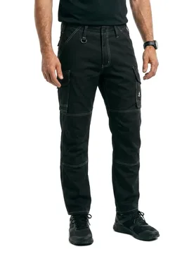 Pantalon De Travail Industry 10279 Big Thigh Pockets Black 54 - MASCOT - FashionsVida