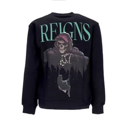 Felpa Girocollo Uomo Rockin Crewneck Black