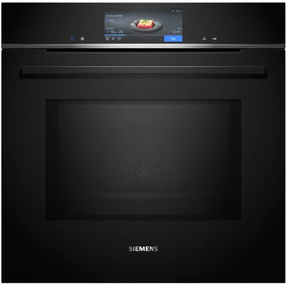 Horno multifunción pirolítico, con microondas - HM778GMB1 - Siemens - FashionsVida