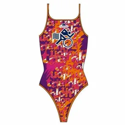 Multi Triahtlon Swimsuit Orange / Pink 3XL Women
