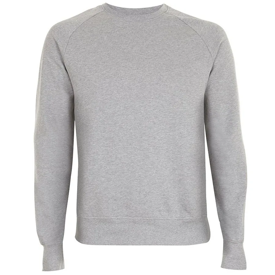 Organic Cotton Raglan Sweatshirt - Grey - Natural Collection Select - FashionsVida