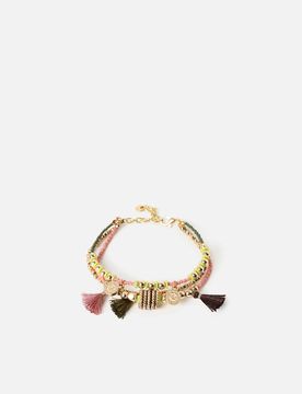Kush Armband mit Perlen und Quasten
