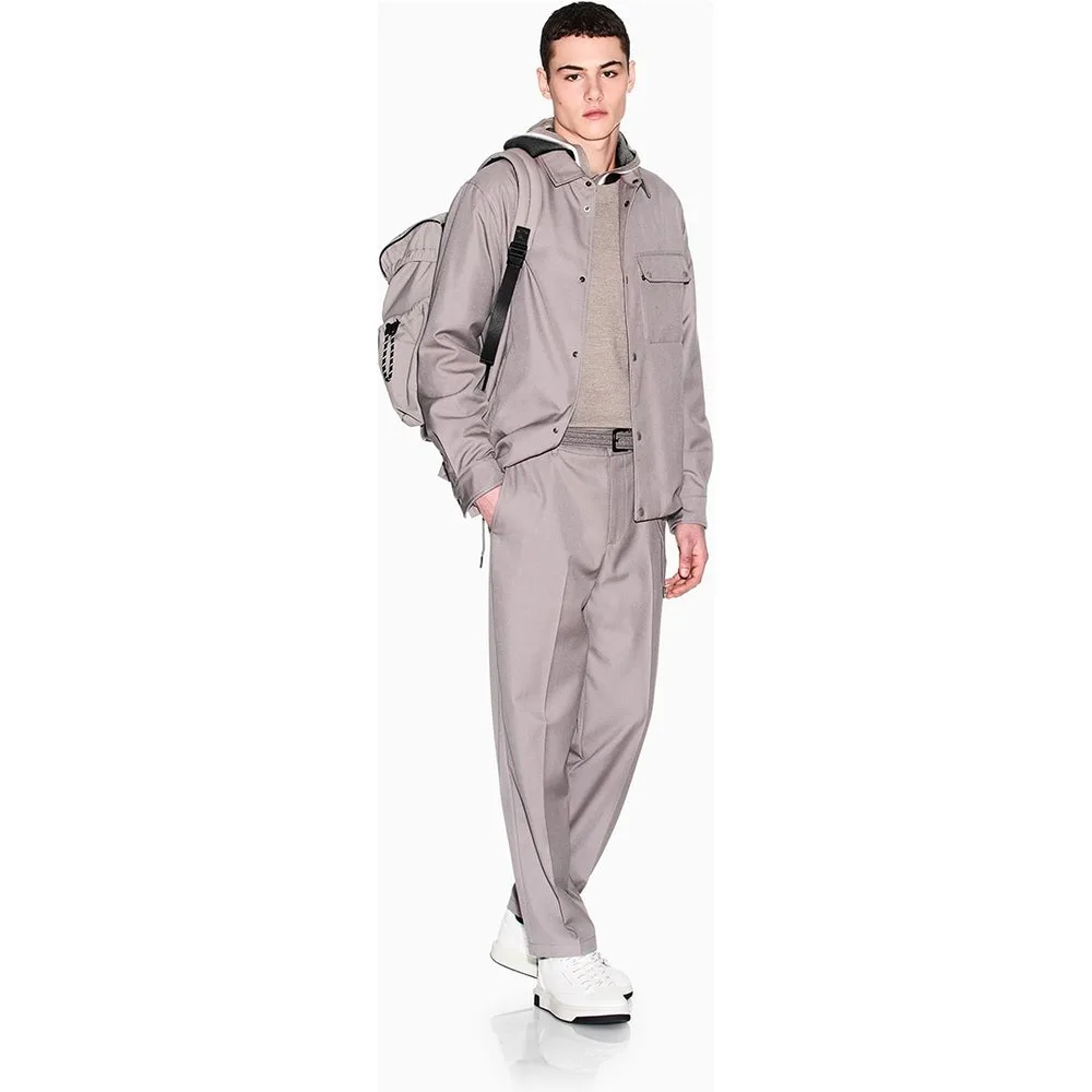 Jersey de hombre con capucha bicolor - Armani Exchange - FashionsVida