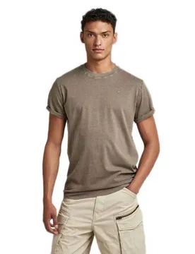 T-shirt à Manches Courtes Lash Ribbed Deep Walnut Gold S