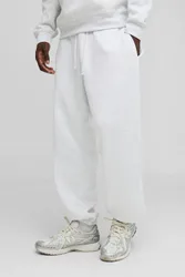 Herren Basic Oversized Jogginghose Grey Marl Größe Large