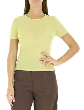 Dixie T-shirt in lurex CREMA M