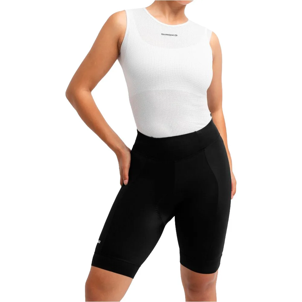 Core bonette culotte corto mujer Negro (M) - Siroko - FashionsVida