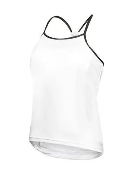 Maglietta Senza Maniche Brezza Spaghetto White / Black