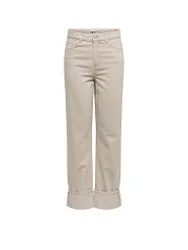 Jeans Straight Fit ONLEVERLY beige S/L32 damen