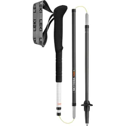 SKYTERA FX.ONE SL Wanderstöcke Unisex Naturalcarbon-White-Neonorange 110cm