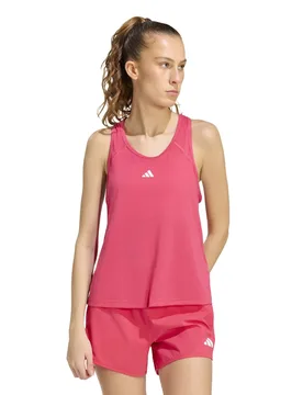 Minimal Branding Racer Back Vest Top Bright Pink female - Adidas - FashionsVida