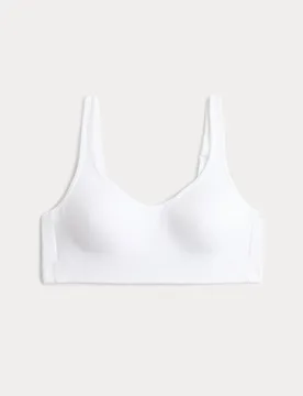 Non Wired Sports First Bra AA-D White female - M&S - FashionsVida
