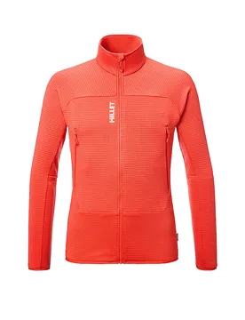 Giacca in pile da uomo FUSION GRID Polartec rosso L - Millet - FashionsVida