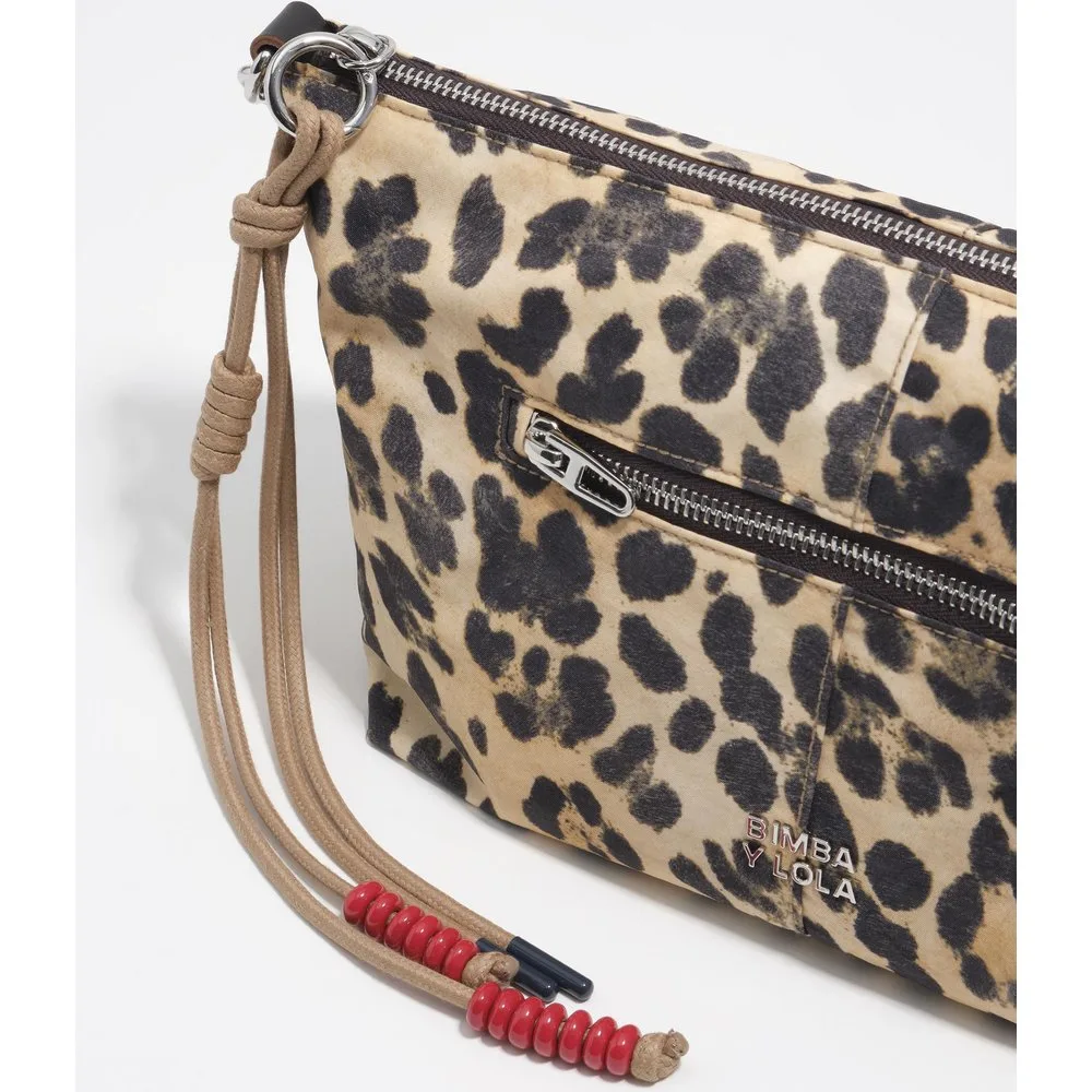 Bandolera de mujer trapecio leopardo - Bimba y Lola - FashionsVida