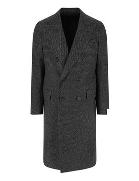 Cappotto doppiopetto in cashmere