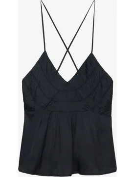 Zadig & Voltaire - Caraco de mujer lencero de satén - Zadig & Voltaire - FashionsVida
