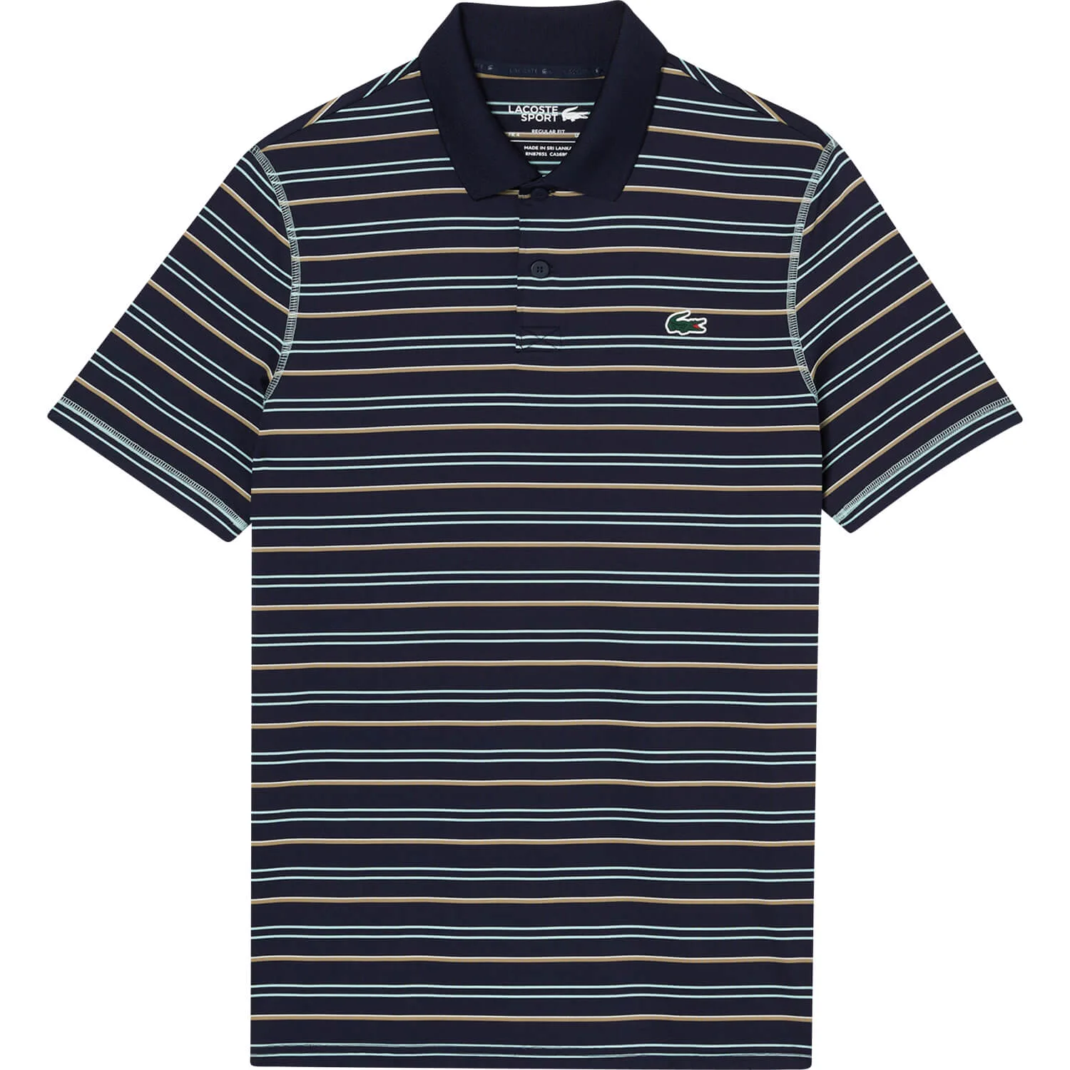 LACOSTE Polo, navy/grün/beige xs - Lacoste - FashionsVida