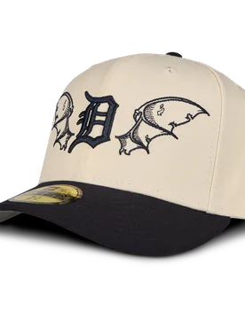 FIFTY Unisex Caps - Beige - Size 7 5/8 - Cotton - Beige - Size: 7 5/8 - New era - FashionsVida