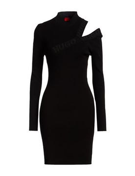 Hugo Minivestido Mujer Negro L Mujer