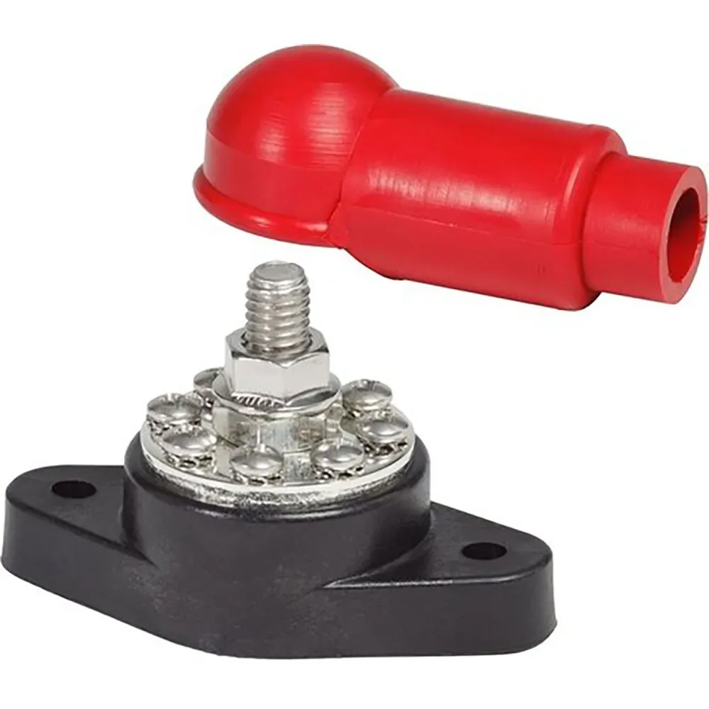 Powerpost Plus Cable Connector 3/8´´ Isolator Black / Red One Size unisex - Blue Sea Systems - FashionsVida
