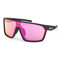 Sp0108 Sunglasses Matte Black / Gradient Or Mirror Violet One Size unisex