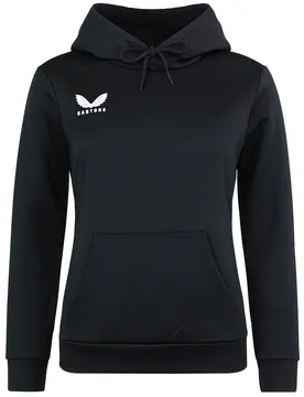 Scuba Overhead Womens Black Hoodie - Size 14 Uk - Castore - FashionsVida
