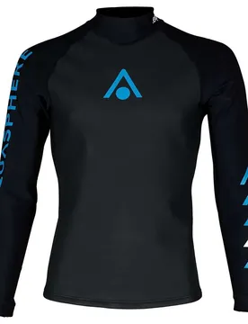 Rash Guard Manches Longues Aquaskin Black / Blue S