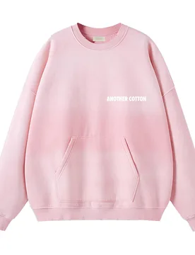 Offline Scribble Sweater Washed Powder Pink XXL Unisex - Another Cotton Lab - FashionsVida