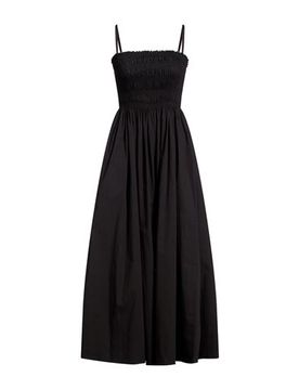 Midi-Kleid Damen Schwarz M Damen