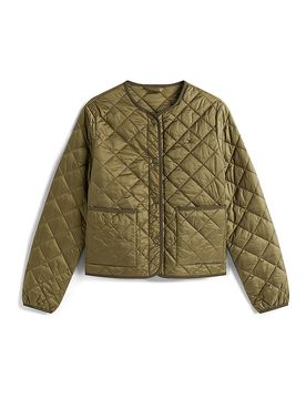 Chaqueta acolchada ligera oliva XL