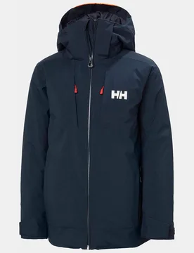 Junior Alpha Resort Ski Jacket Navy 14 - Navy Blue - Unisex - Helly Hansen - FashionsVida