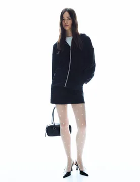 Collants Plumetis S Blanc - Bershka - FashionsVida