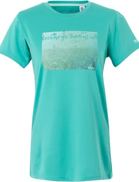 FingalIX Damen T-Shirt, türkis 38 - Regatta - FashionsVida