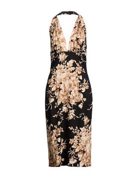 Dolce&Gabbana Vestido midi Mujer Negro 42 Mujer