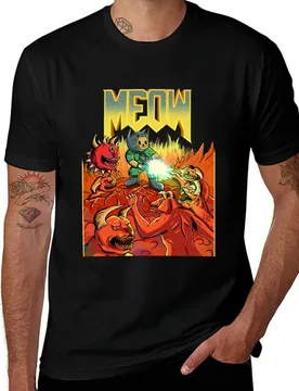 Doom Cat Gaming Design Doom Parody T-Shirt plus size tops customizeds luxury designer custom t-shirts designer t shirt men - Aliexpress - FashionsVida