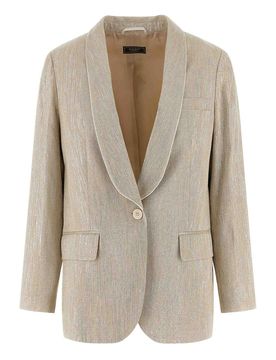 Peserico Blazer con filo di lana