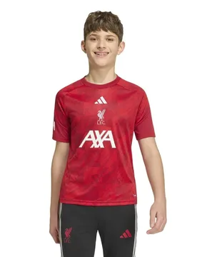 T-shirt Manches Courtes Junior Présentation Liverpool Fc 26/27 Jersey Active Maroon / Better Scarlet 11-12 Années Garçon - Adidas - FashionsVida