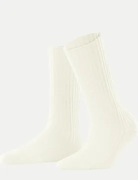 Damen Bootsocken Weiß 35-38 - Falke - FashionsVida