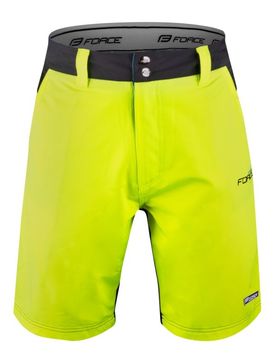 Pantaloni MTB F BLADE con fondello gel FLUO NERO