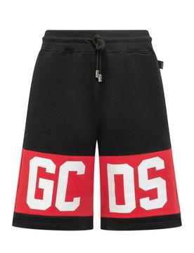 GCDS BERMUDA BAND LOGO SWEATSHORTS