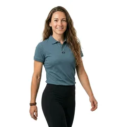 Pima Short Sleeve Polo Navy M Women
