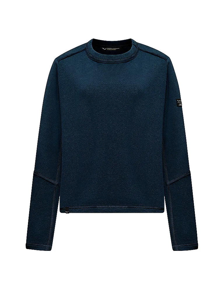 Pullover Funzionale da Donna Fanes Dry blu 36 - Salewa - FashionsVida