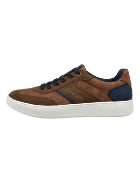 Sneakers cognac e blu con lacci 325AVH0250006300 41