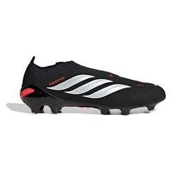 Chaussures De Football Predator League Laceless Fg Core Black / Ftwr White / Lucid Red EU 47 1/3