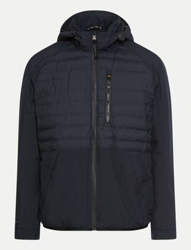Regular-Fit Steppjacke Schwarz 52