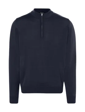 Pullover Stehkragen Zip 1/1 Arm male - 48 - FashionsVida