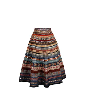 Falda de cintas ORIGINAL RIBBON multicolor XS - Lena Hoschek - FashionsVida