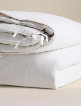 Duck Feather & Down 18 Tog Duvet White - M&S - FashionsVida